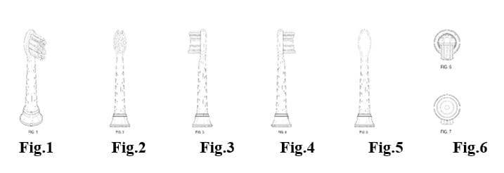 TODAY’S PATENT – BRUSH HEAD FOR ELECTRIC TOOTHBRUSH