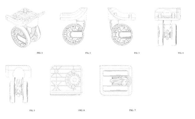TODAY’S PATENT – LUGGAGE CASTER