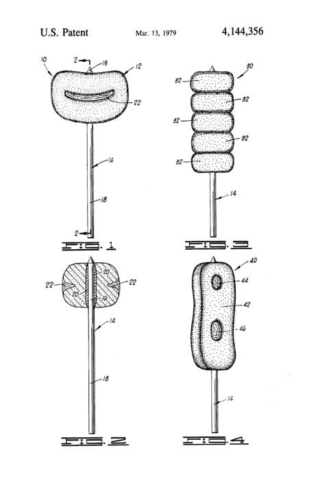 TODAY’S PATENT – FRIEDCAKE AND STICK MEMBER COMBINATION AND PROCESS FOR MAKING SAME