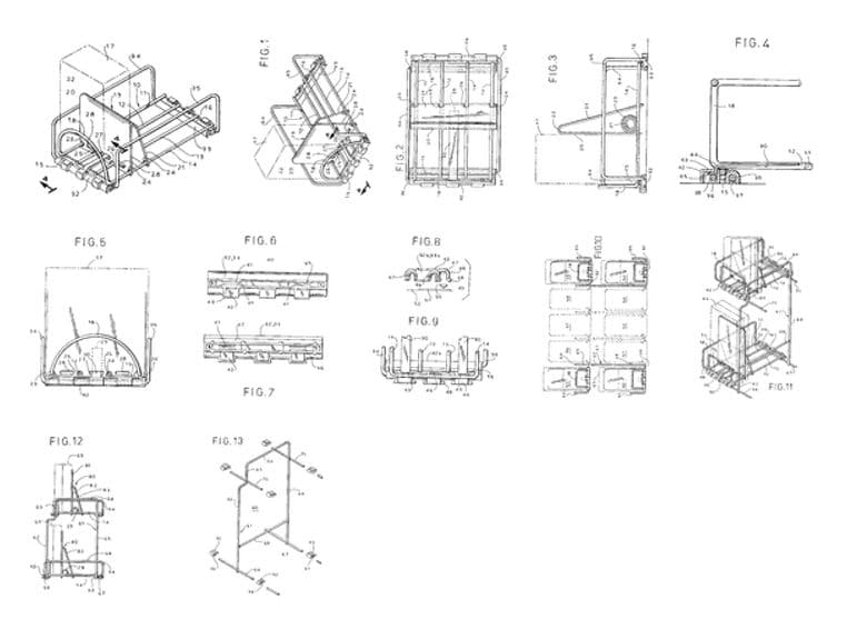 TODAY’S PATENT – PRODUCT DISPLAY RACK
