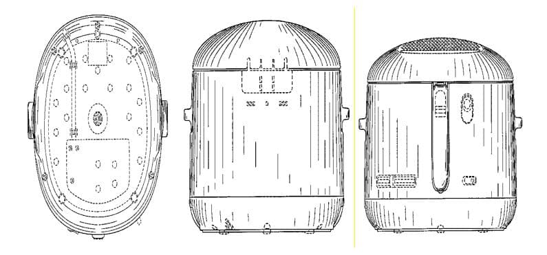 TODAY’S PATENT – ELECTRIC DEEP FRYER WITH HANDLES