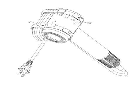 Today’s Patent – Power Cord Storage Structure Of A Hair Dryer