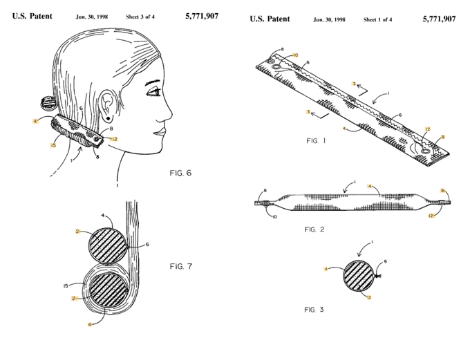 TODAY’S PATENT – FLEXIBLE HAIR ROLLER