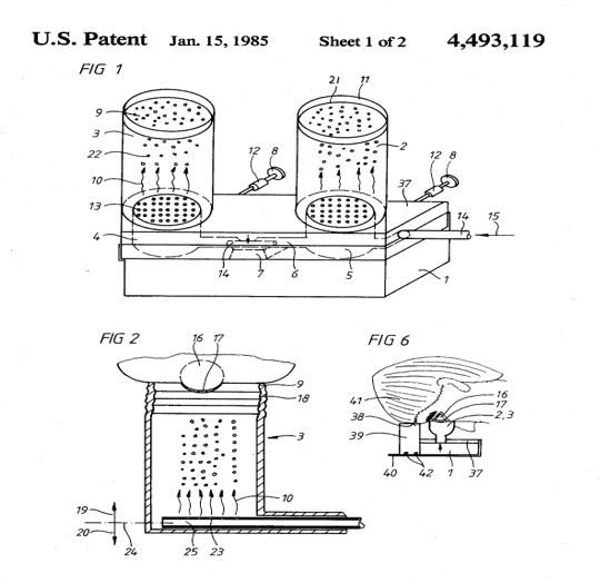 TODAY’S PATENT- DEVICE FOR THE TREATMENT OF THE EYES WITH A WASHING OR BATHING LIQUID