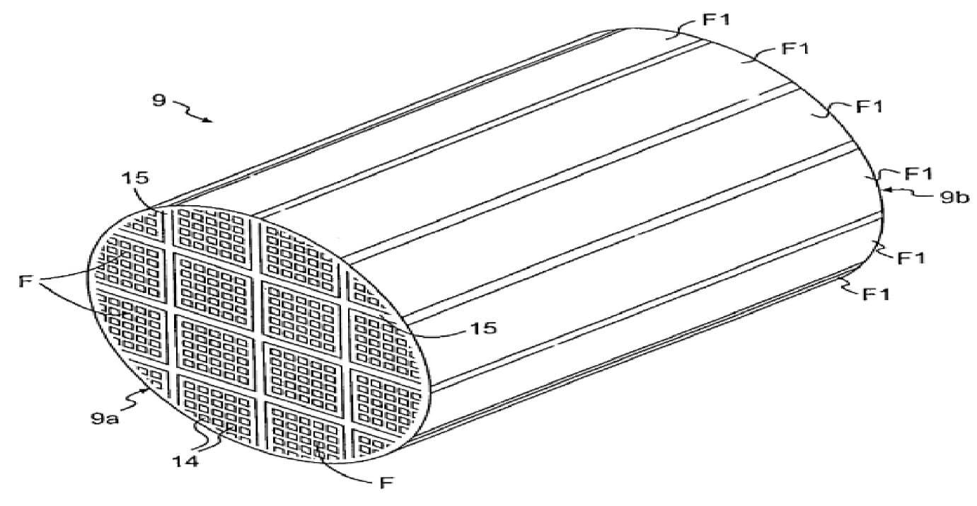 TODAY’S PATENT – HONEYCOMB FILTER AND CERAMIC FILTER ASSEMBLY
