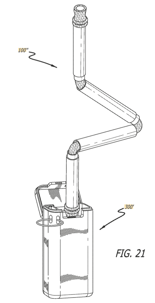TODAY’S PATENT – REUSABLE FOLDABLE DRINKING STRAW IN STORAGE CASE