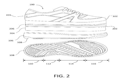 Today’s Patent – Footwear With Full-Length Midsole And Hollow Cupsole