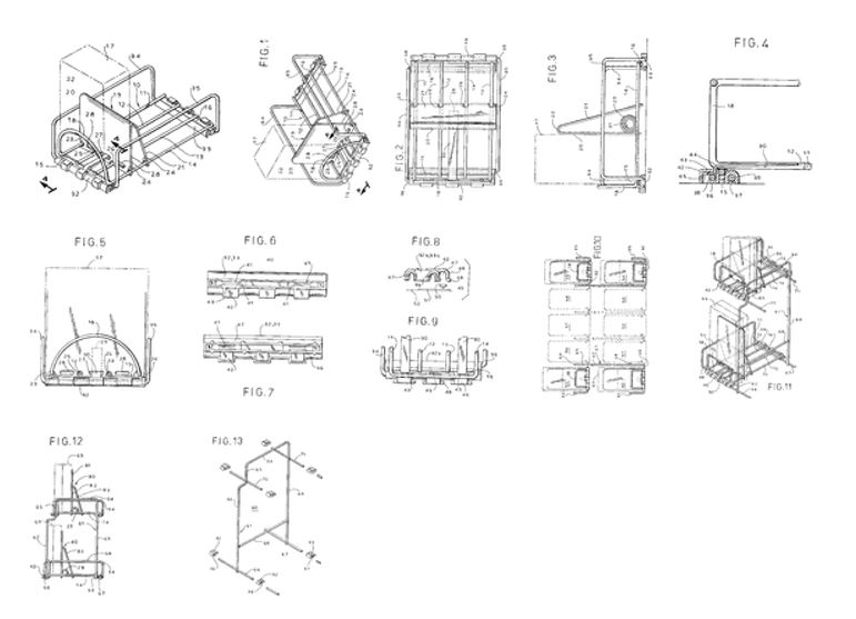 TODAY’S PATENT – PRODUCT DISPLAY RACK