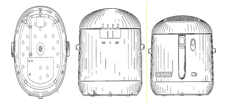 TODAY’S PATENT – ELECTRIC DEEP FRYER WITH HANDLES