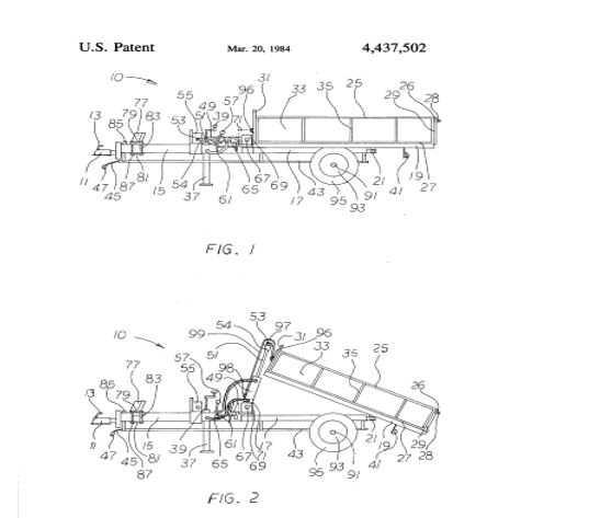 TODAY’S PATENT – TRAILER MOUNTED LOG SPLITTER