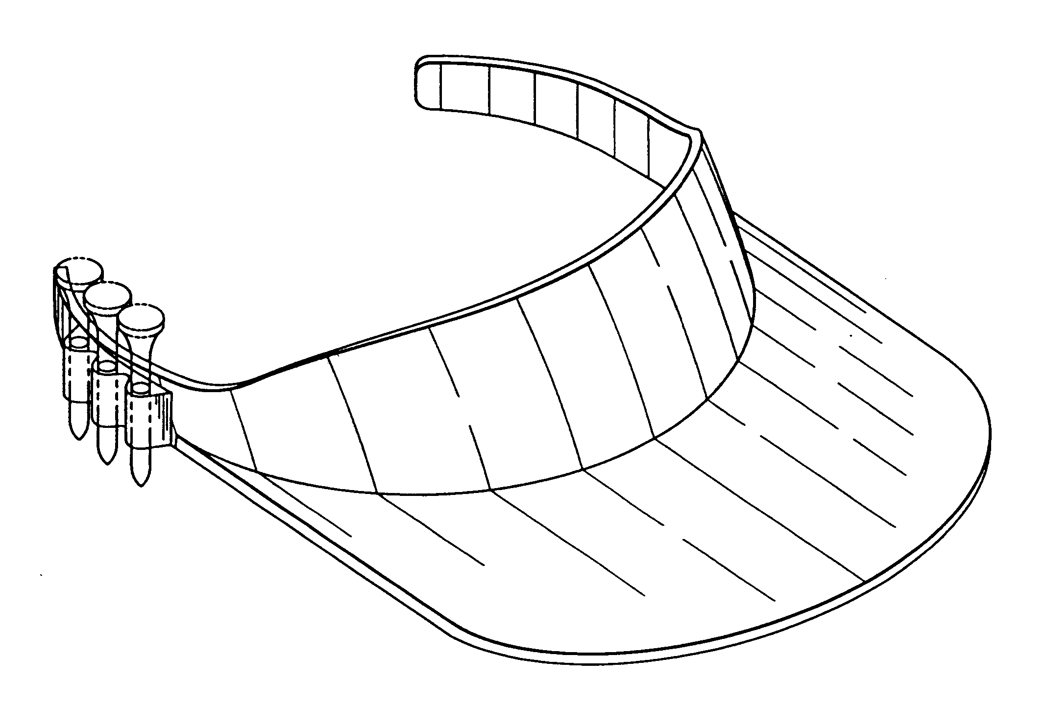 TODAY’S PATENT – GOLF VISOR