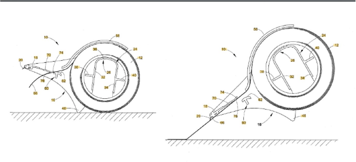 TODAY’S PATENT – LOCKING TAPE DISPENSER