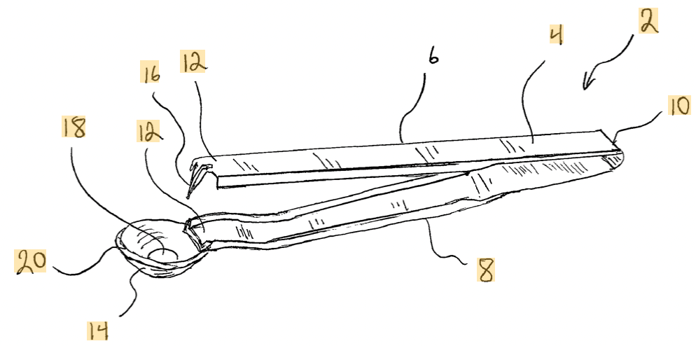 TODAY’S PATENT – NUT OPENER