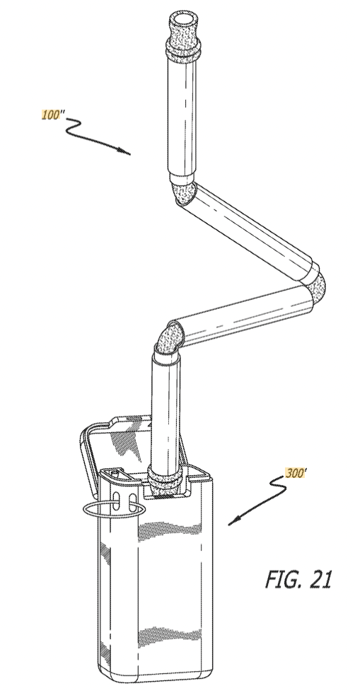 TODAY’S PATENT – REUSABLE FOLDABLE DRINKING STRAW IN STORAGE CASE